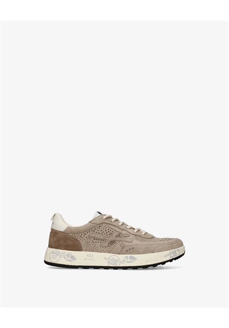 Sneakers Premiata Nous 8288 in suede traforato beige PREMIATA | Scarpe | NOUS VAR8288